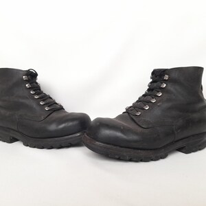 スイス軍 レザー ブーツ コンバット マウンテン Vintage army