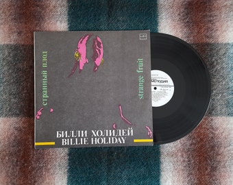 Billie Holiday Strange Fruit Jazz Vinyl, LP , 1990 Press ,American jazz , swing music , Billie Holiday Strange Fruit LP, Album ,Jazz , Vocal