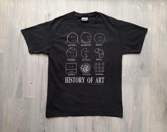 Vintage History of Art Tshirt - Etsy