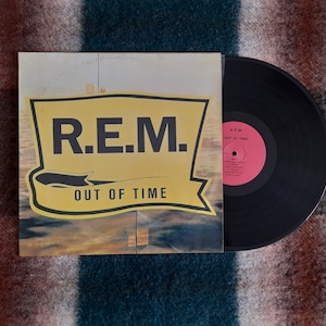 R.E.M. – Out Of Time LP, Album , LP, Album ,Alternative Rock, Pop Rock, Indie Rock, Michael Stipe, R.E.M. Vinyl Album LP ,Losing My Religion