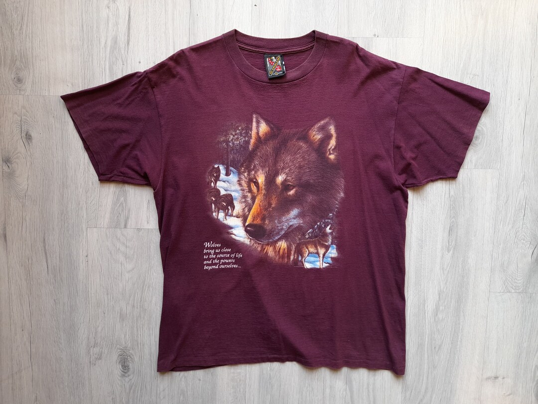 T-shirt Vintage Native American 1993 - Graphique 3D, Taille 2XL, Made In USA