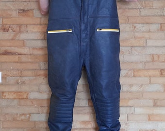 Herren Kuh Lederhose - Leder Jeans Hose - Slm Ft Hose - Weße Hose