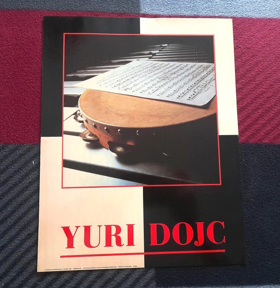 Yuri Dojc Original 1986 Vintage Athena Print Art Print Poster .80s