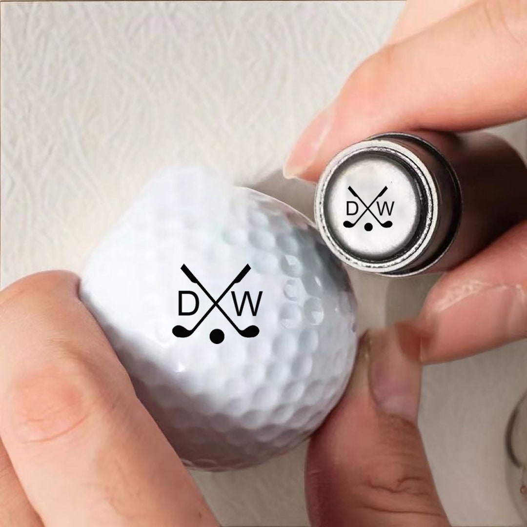 Personalized Your Own Golf Ball Stamp, Golf Ball Marker, Custom Golf Ball Stamp, Custom