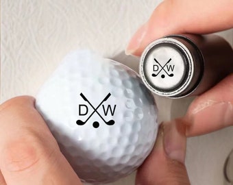 Personalizó su propio sello de pelota de golf, marcador de pelota de golf, sello de pelota de golf personalizado, sello inoxidable personalizado, sello de bola de tinta, regalo deportivo de golfista