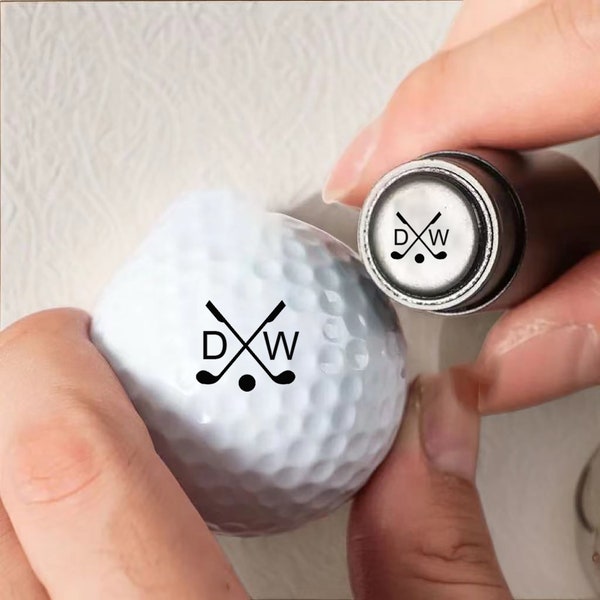 Personalized Your Own Golf Ball Stamp, Golf Ball Marker, Custom Golf Ball Stamp, Custom stainless stamp, Ink ball stamp, Golfer Sport Gift