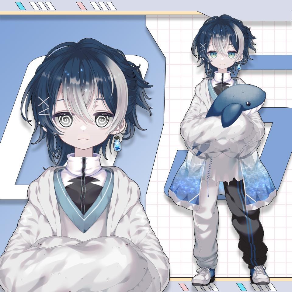 Customizable Live2D Premade Vtuber | Editable & Rigging | Customized