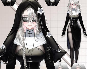 Customizable Live2D Premade Vtuber | Editable & Rigging | Customized