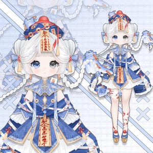 Customizable Live2D Premade Vtuber | Editable & Rigging | Customized