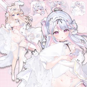 Customizable Live2D Premade Vtuber | Editable & Rigging | Customized