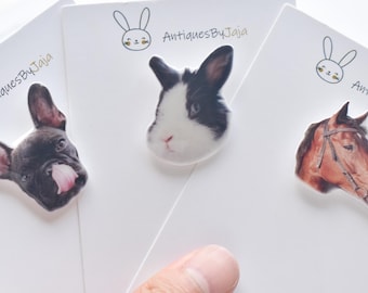 Custom Pet Pin,Custom Pet Brooch,Custom Photo Brooch,Custom dog Brooch,Custom Cat Brooch,Suitable For Backpacks, Clothing, Fabrics