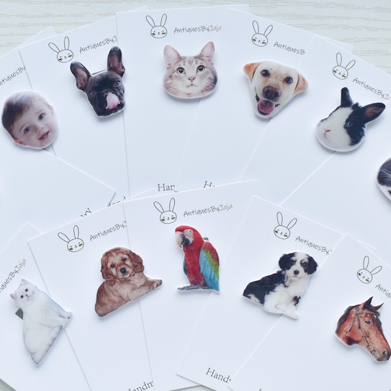 Custom Pet Pin,Custom Pet Brooch,Custom Photo Brooch,Custom dog Brooch,Custom Cat Brooch,Suitable For Backpacks, Clothing, Fabrics