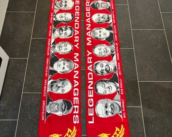 Liverpool legendary managers Woven Scarf - Jurgen is a Red jurgen klopp scarf