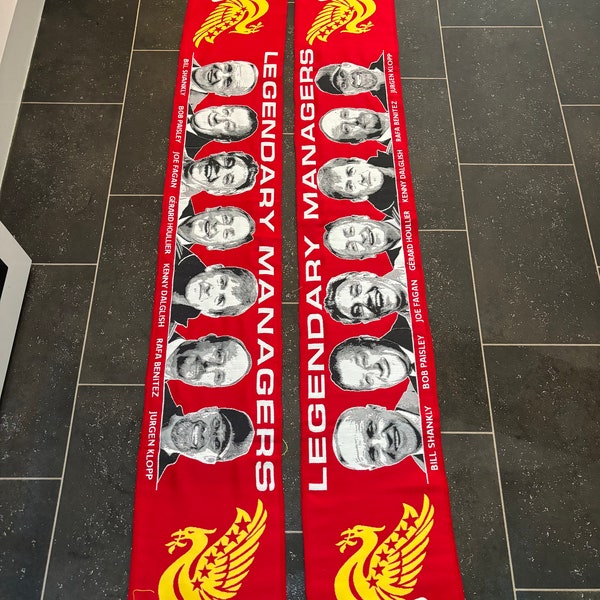 Liverpool legendary managers Woven Scarf - Jurgen is a Red jurgen klopp scarf