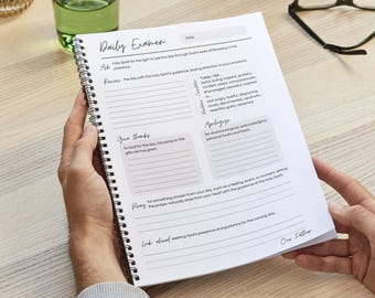 Daily Examen Journal | Guided Catholic Prayer & Reflection Printable | Christian Spiritual Growth