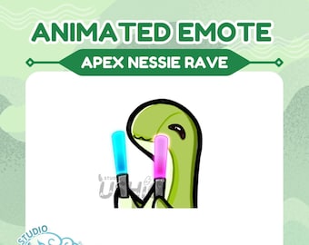 Nessie Apex Legends Animated Rave Emote: Twitch/Discord Streaming Asset (Digital File)
