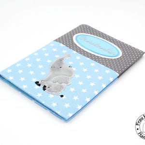 U-Heft Hülle * Elefant * Hülle für Untersuchungsheft * personalisieren * Wunschname