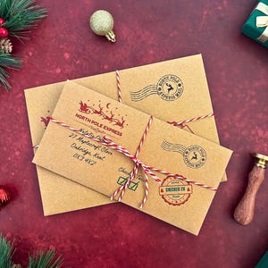 Personalised Vintage Letter From Santa – Wax Seal Envelope – Nice List ...