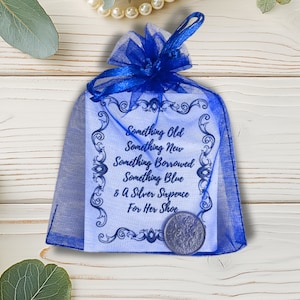 Something Old, Something New - Wedding Lucky Sixpence - Sixpence For Her Shoe - Traditional Wedding Gift - Gift for the Bride