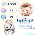 Genshin Impact NA Account 37000Gem + 130Wishes