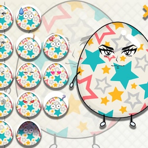 Egg Live2d Vtuber Model for Commercial use | Premade Vtuber Model | Live2D Model | Fully Rigged | Ready to use
