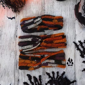 Halloween Crochet Headband – Handmade