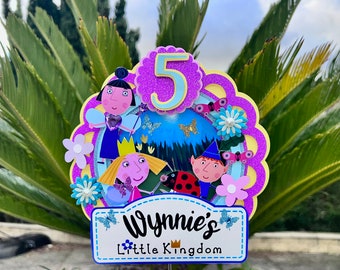 Custom Cake Toppers - Ben and Holly's Little Kingdom
