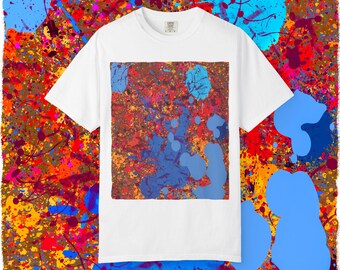 Abstract Paint Splatter T-Shirt | Colorful Art Tee