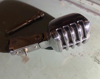 Vintage Electro-Voice 611 Mercury 50's Dynamic Microphone w/ 1/4" Mic Stand Adapter Works Well and Sounds Great!