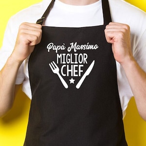 PERSONALIZED embroidered or printed apron - gift idea for men, women, grandmother, mother, father, Christmas, birthday, Father&#39;s Day