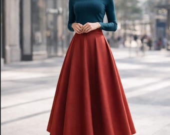 Maxi Skirt Pattern,Beginner Sewing PatternLadies size 2 to 30 // A4-US LETTER-A0 Format