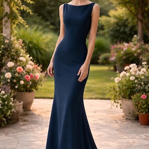 Boat Neck Corset A-Line Long Dress Sewing Model - Princess Sewing Dress PDF Model Elegant Evening Dress for Wedding, Graduation, 2 TO 30 image 4