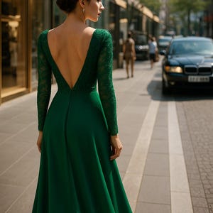 Backless dress Evening Gown,Maxi Dress Sewing Pattern,range of size options, Maxi Dress, Plus Sizes (PDF Download A4/A0 Format)