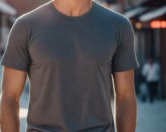 Slim Fit Men's T-Shirt Sewing Pattern, T-Shirt Pattern for Men, Men's Sewing Pattern, size chart 36 to 56-A4-US LETTER-A0 Format
