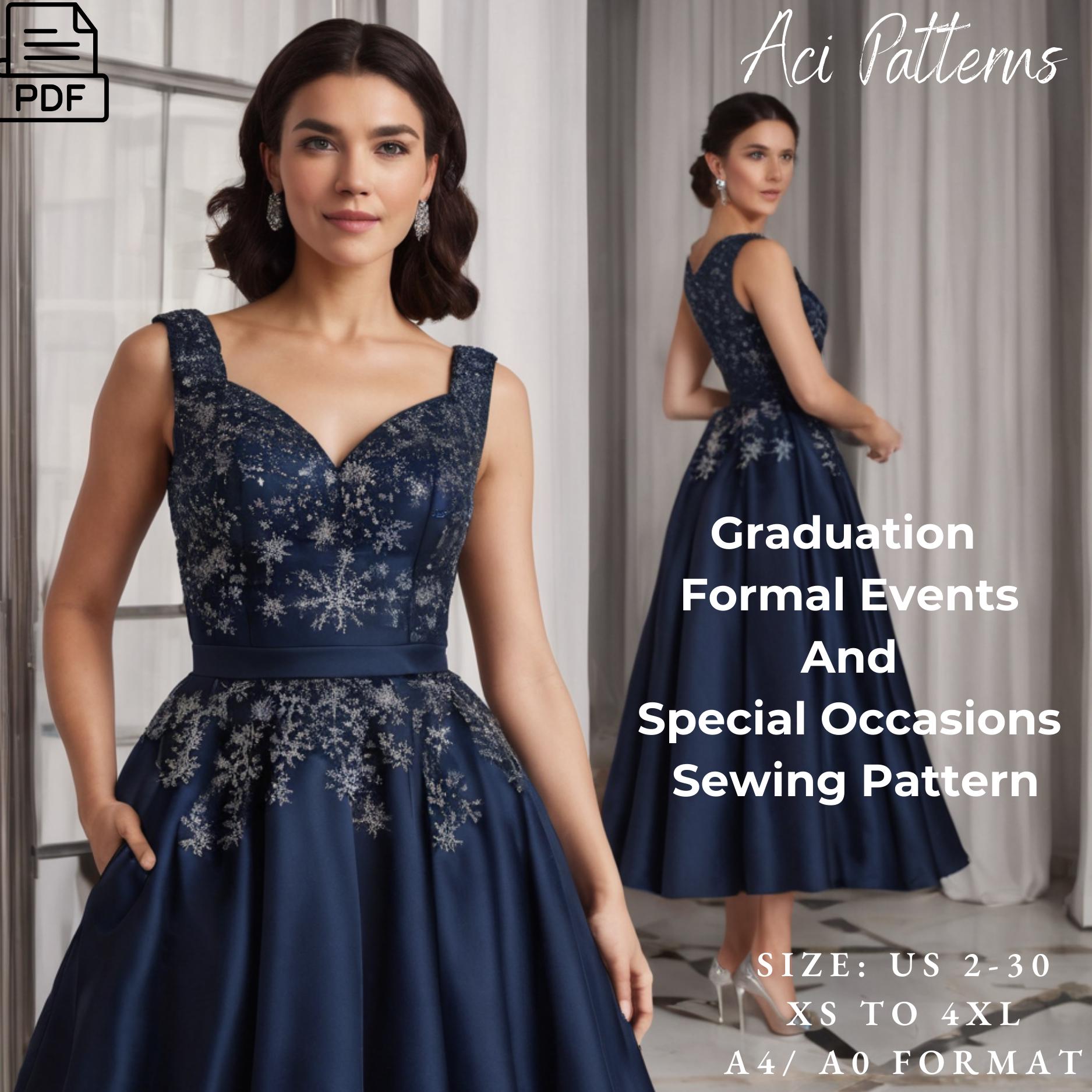 Fit and Flare Dress for Graduation - Etsy