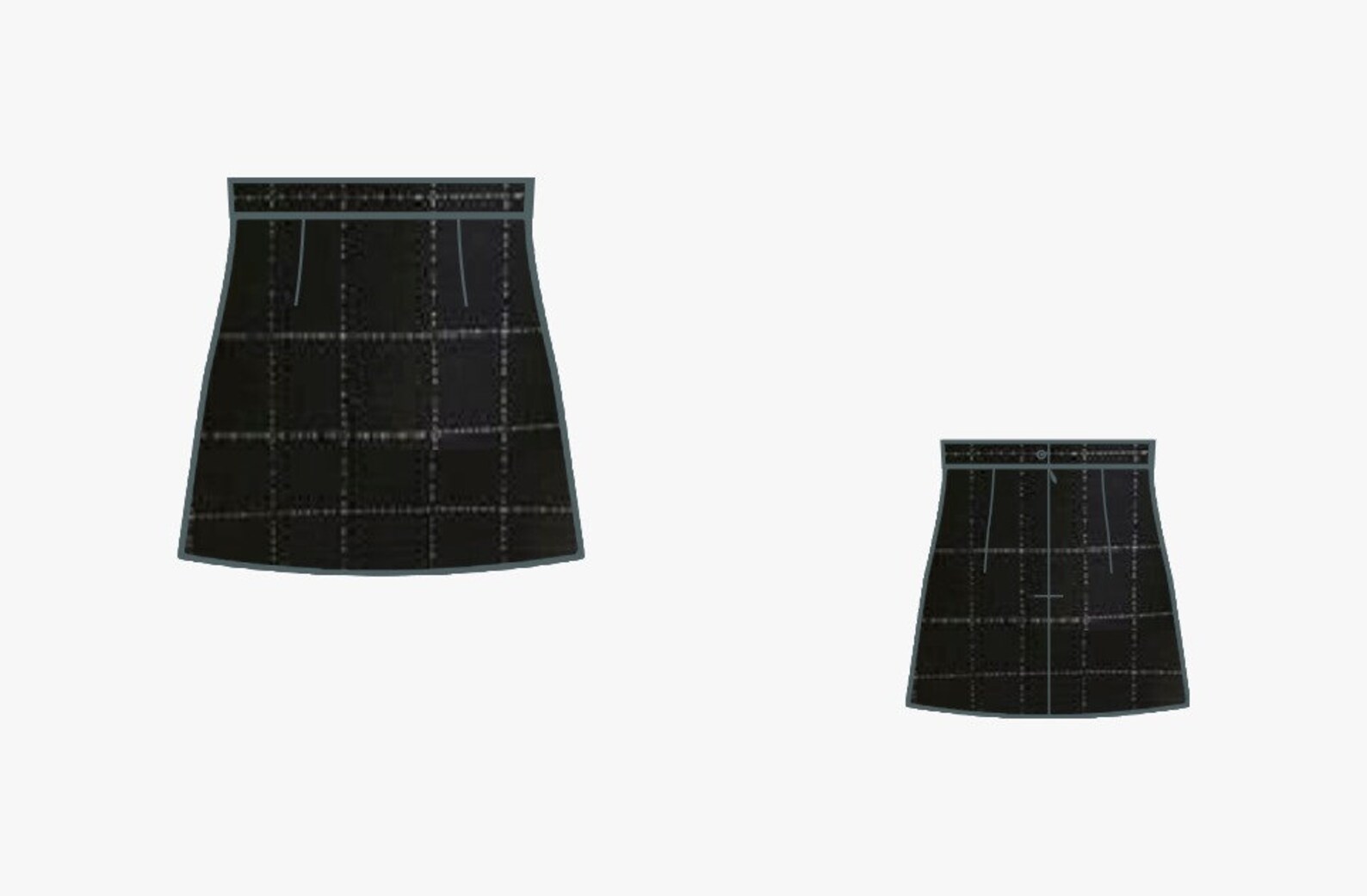 Women's Skirt Sewing Pattern - A0010-22-V-08 main image 1