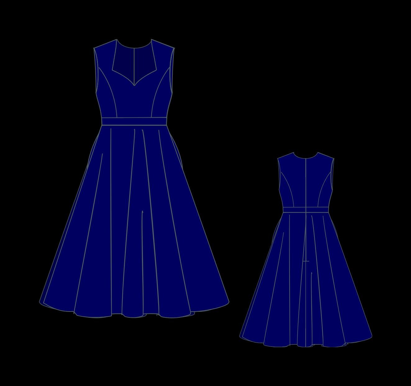 パーティードレス Navy llic Pattern Dress il_fullxfull.6415566418_m2al.jpg