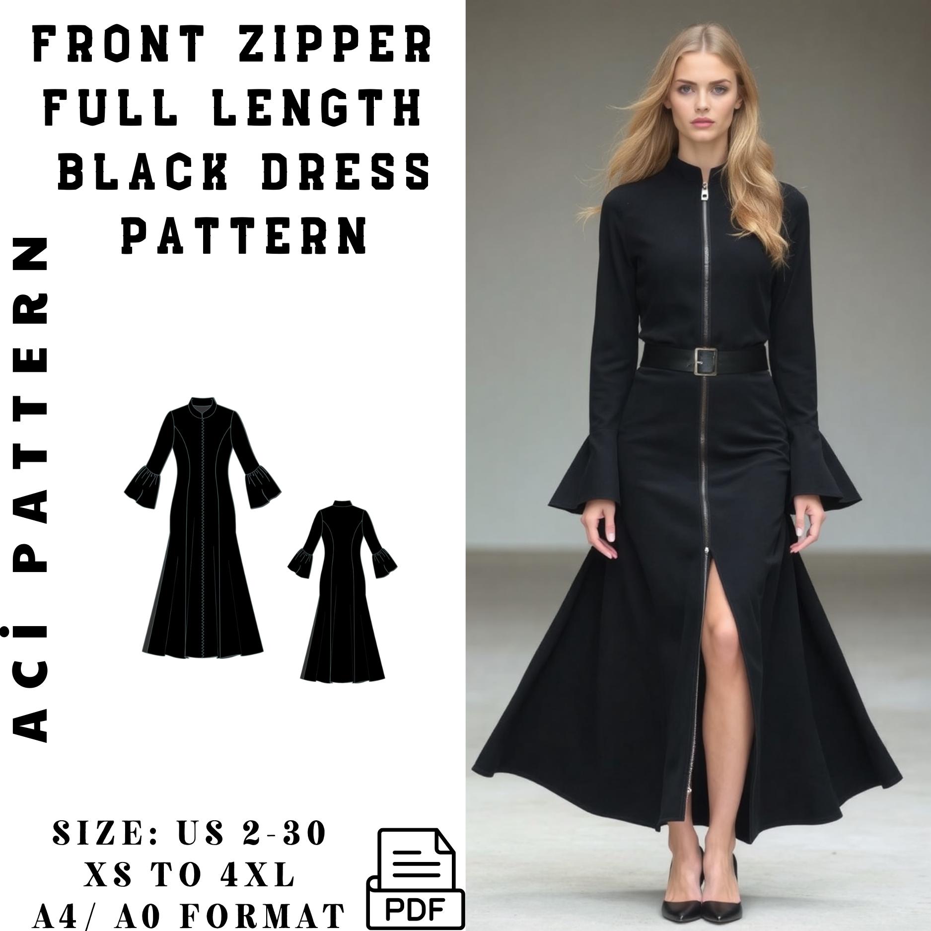 コードエー　code a front zip desigin dress sddefault.jpg