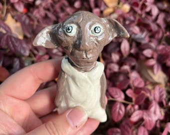 Cute Dobby Elf Smoke Tube Art Tube Unique and Beautiful Tube Ceramic Gift Mother's Day Gift