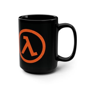 Half-Life Lambda Video Game Mug: Geeky Gamer Gift (15oz) image 4