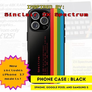 ZX Spectrum Phone Case: Retro Gaming Computer Cover