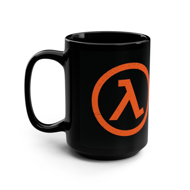 Half-Life Lambda Video Game Mug: Geeky Gamer Gift (15oz) image 2