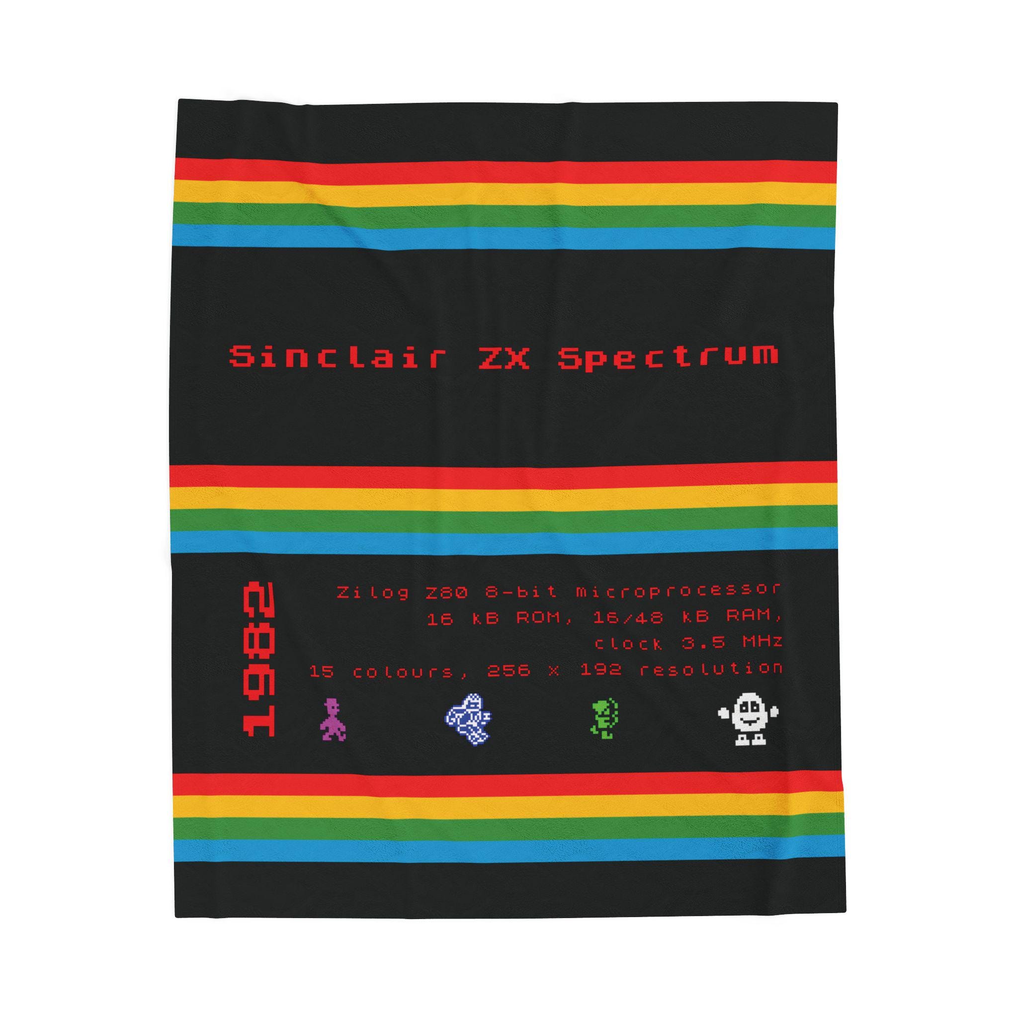 ブランケット⭐︎ シンクレア ZX スペクトラム プラッシュブランケット：レトロゲーム用
