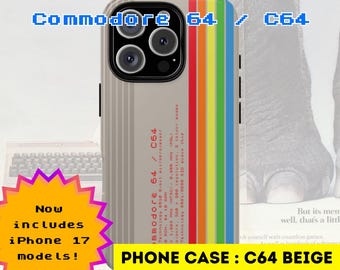 Capa para celular Commodore 64: capa retrô para computador gamer