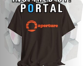 Portal Aperture Science T-Shirt: 1970s Style Retro Gaming Tee