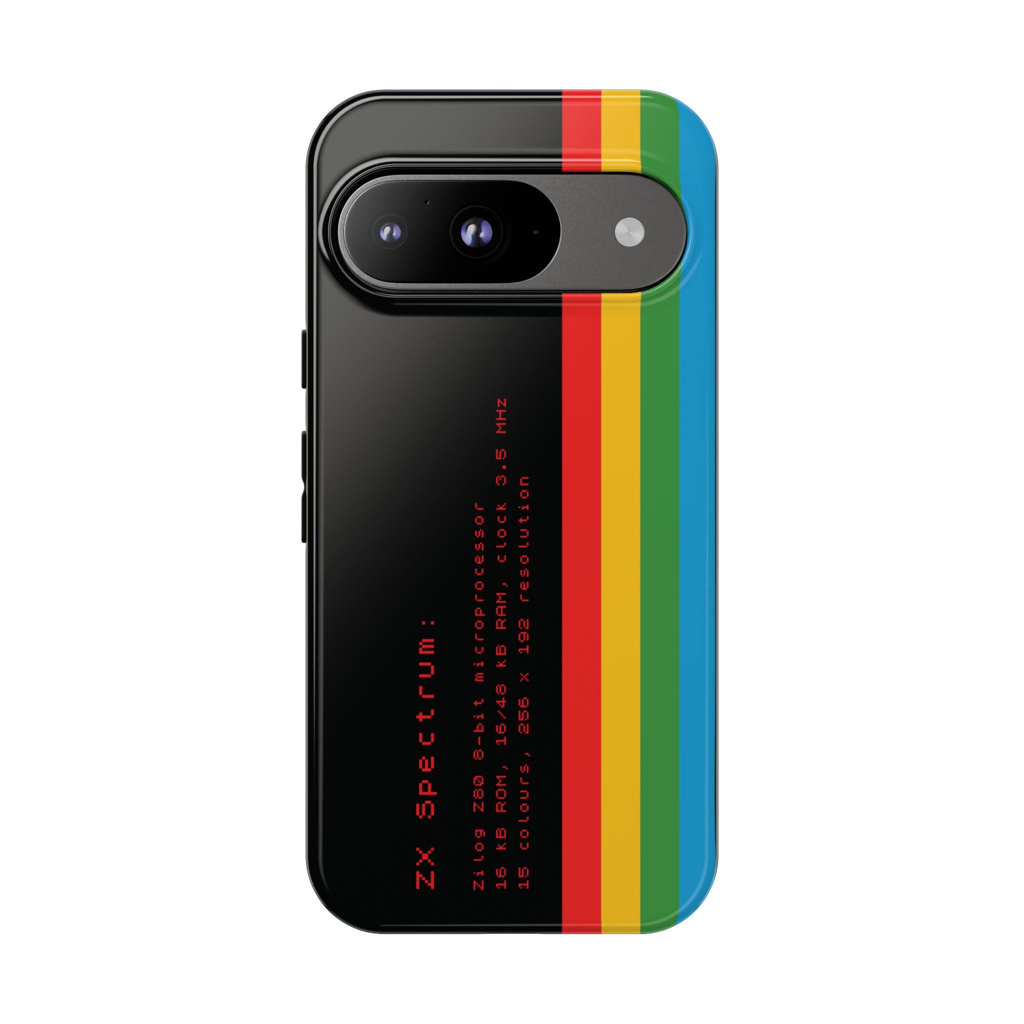 ZX Spectrum スマホケース：レトロゲーミングコンピューターカバー