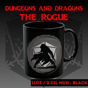 DnD Rogue Class Mug: Dungeons and Dragons Fan Gift (11oz)