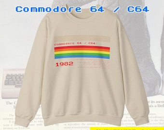 Commodore 64 Sweatshirt: Retro Gaming Jumper