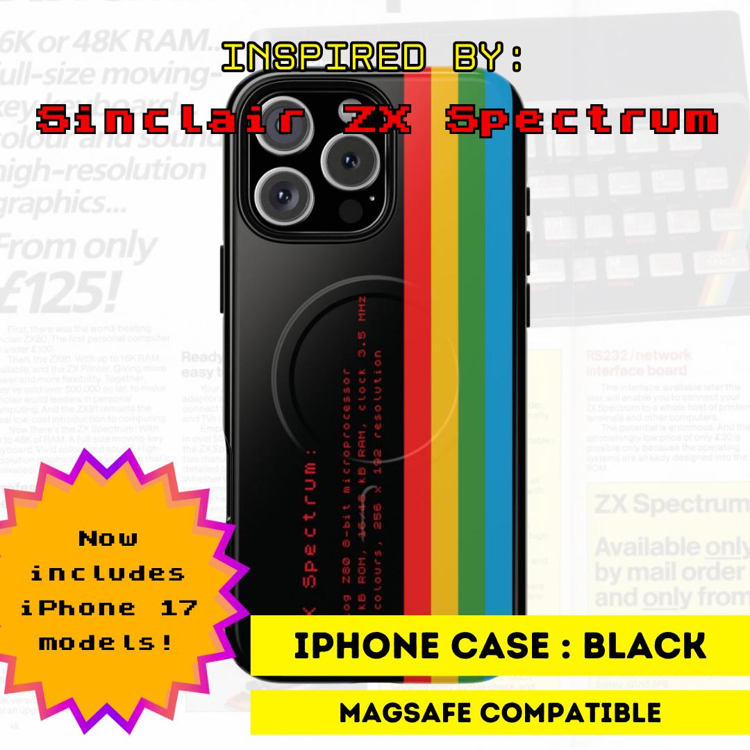 ZX Spectrum iPhone Case: Retro 8-bit Computer - Magsafe Compatible