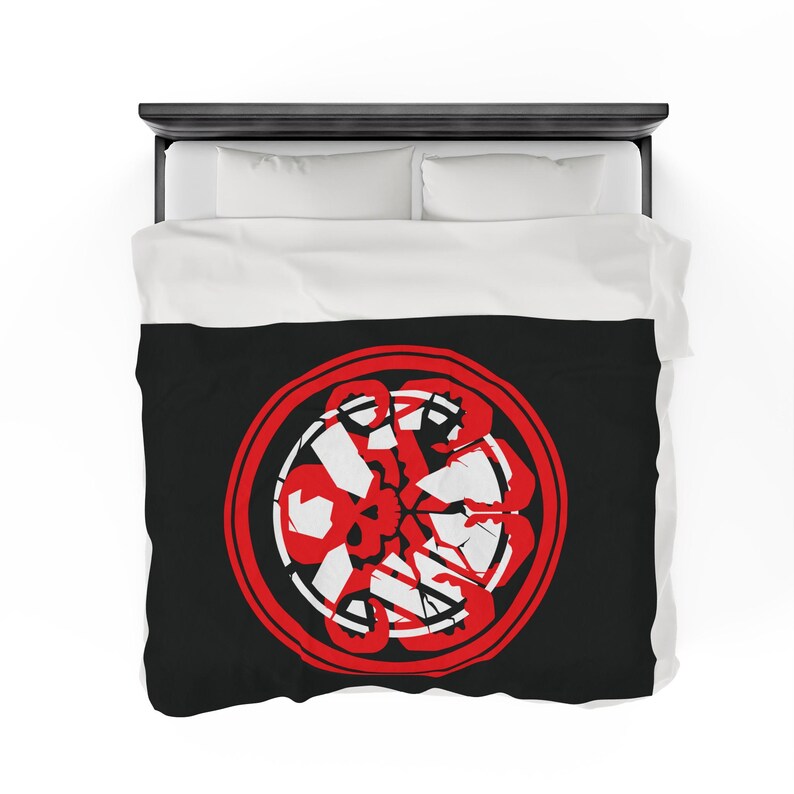 Marvel Hydra Schild Takeover Decke | Samt-Plüsch-Decke Bild 7